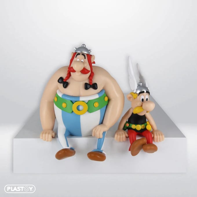 Obelix en Asterix set 2 figuren 13 cm