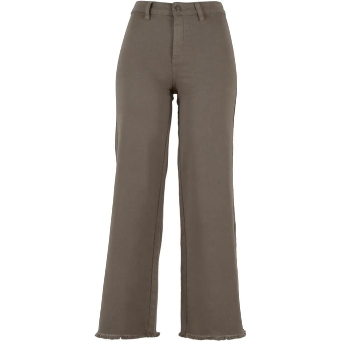 Urban Classics Damesjeans Ladies Relaxed Straight Fit Denim TB7546