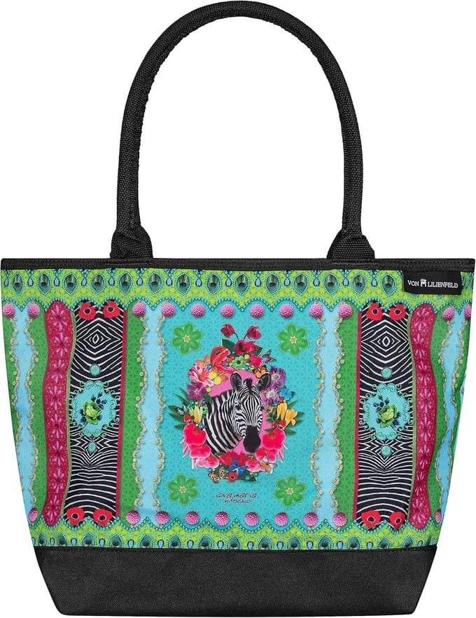 Grote Dames Shopper Tas met Zebra Print Strandtas Handtas Kantoor