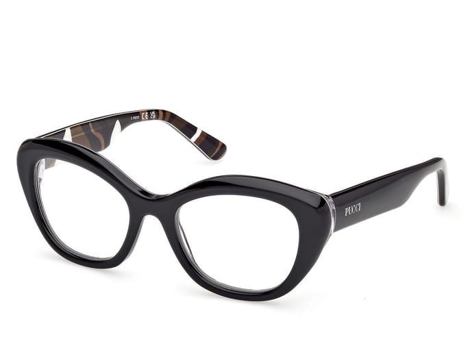 Pucci EP5272 Black/texture 52/19/140 WOMAN Brilmonturen