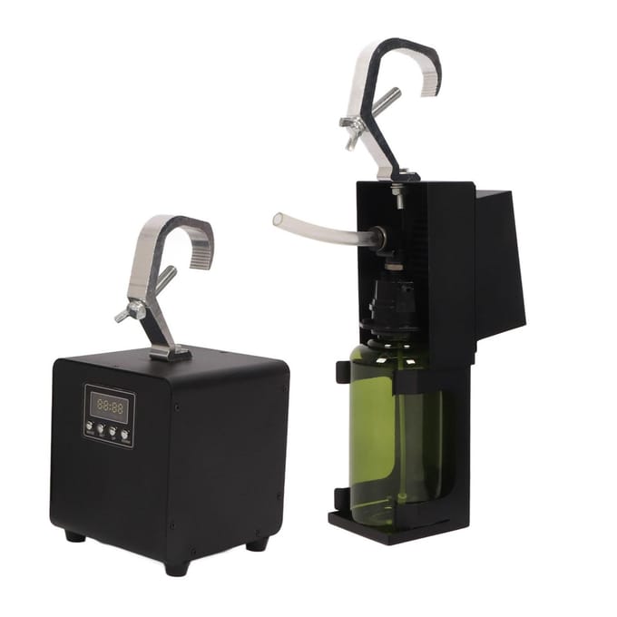 Diffuseur d'arômes suspendu avec ventilateur 700 ml Se connecte au système de climatisation central Diffuseur de parfums intelligent commercial séparé black