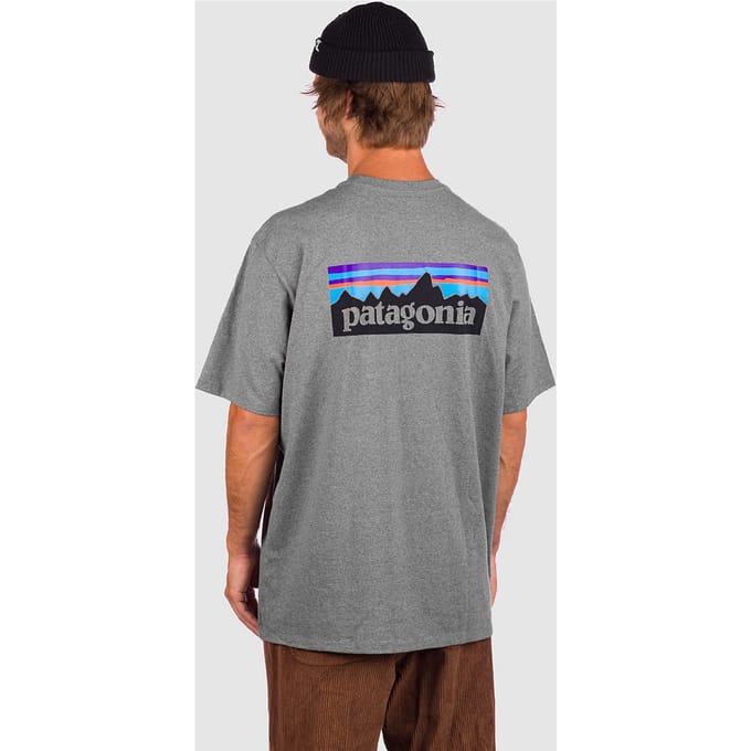 Patagonia P-6 Logo Responsibili T-Shirt grijs