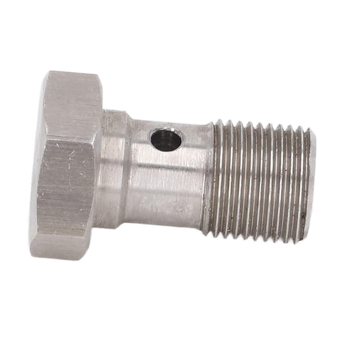 Banjo Bout Koppelingen M12x1.0 Metrische Draad Enkel Gat Remleiding Einde Adapter met Ringen voor Rem