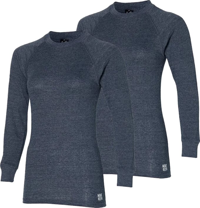 Thermoshirt - Dames - Antraciet - L - Set van 2