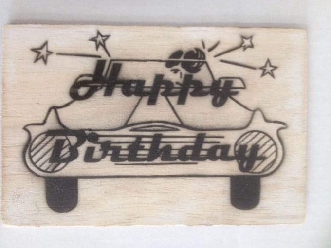 Postkaart Happy Birthday