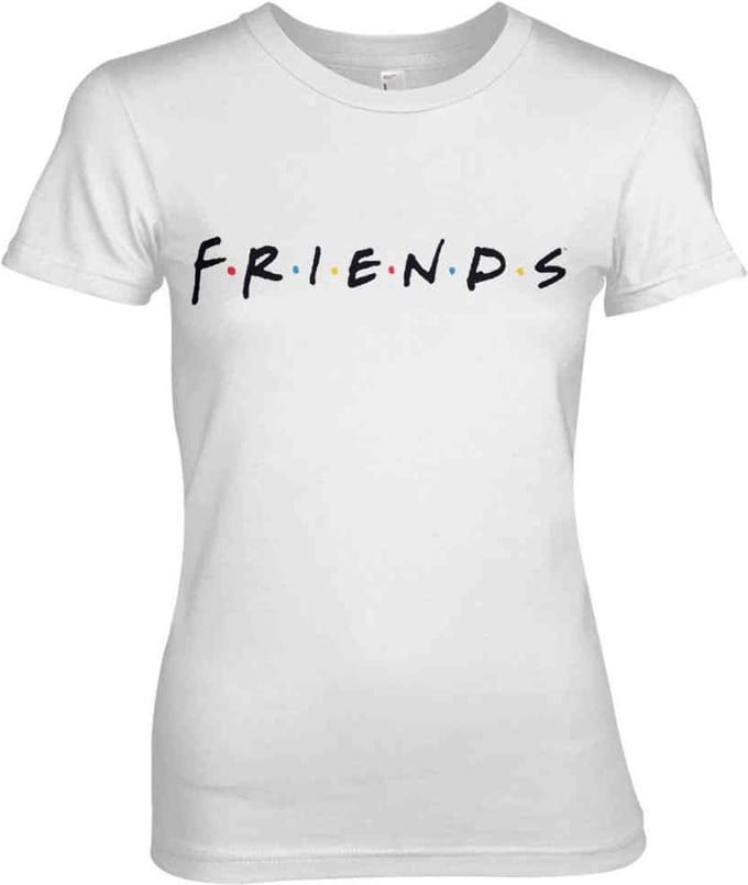 Friends Dames Tshirt -S- Logo Wit