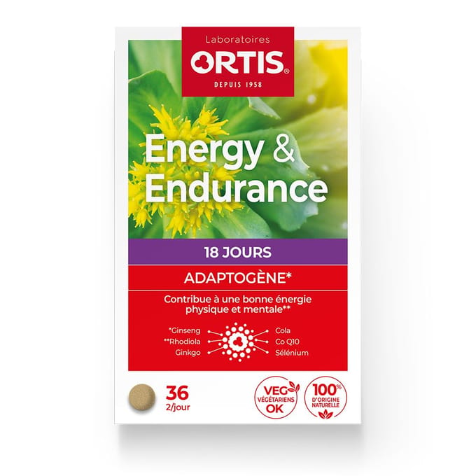 Ortis® Energy & Uithouding 36 Tabletten