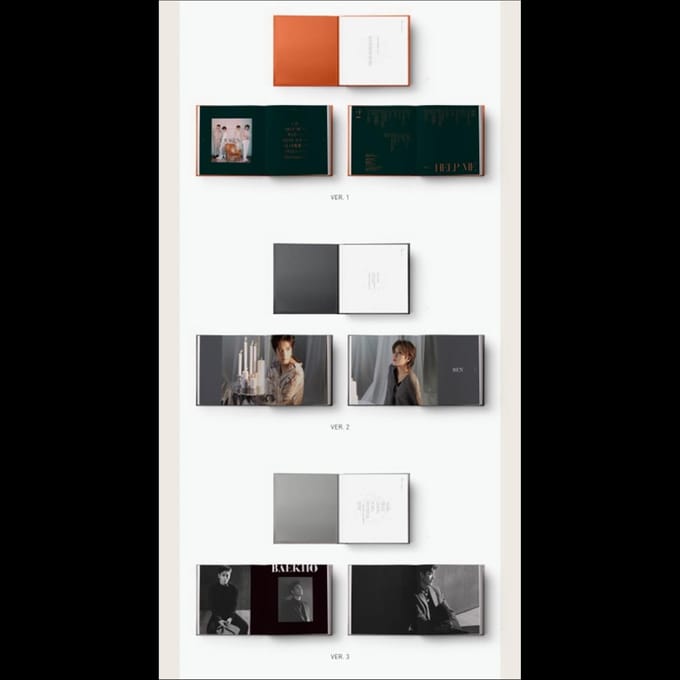 NU'EST [WAKE N] 3e Mini-album Random ver, No poster gray