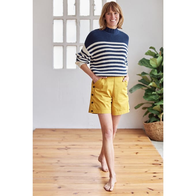 TWOTHIRDS Weighen - Mustard Größe: 34 | Kurze Sporthosen Outlet | Damen | Gelb