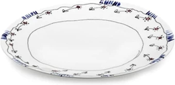 Serax Marni Midnight Flowers Anemone Milk plat bord D28cm rood / blauw