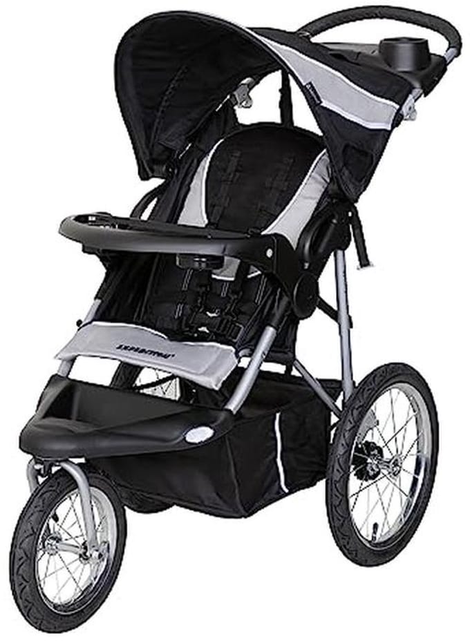 Lichte Jogger Kinderwagen met Verstelbare Zitting en Offroad-Banden