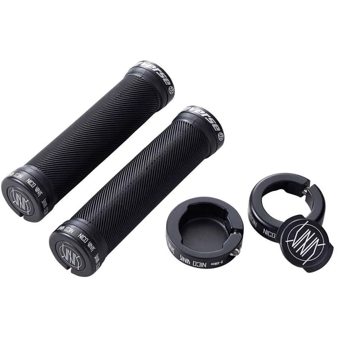 Reverse Components Grip Lock On Nico Vink Signature Series Handvatten Zwart 30 x 130 mm