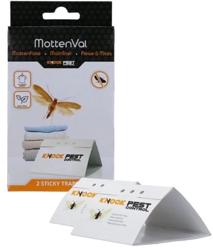 Knock Off Kleermottenval Delta (2 stuks) - Effectieve Insectenval - Met gratis cheatsheet
