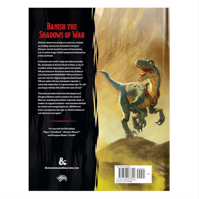 Dungeons and Dragons RPG Adventure Eberron: Rising from the Last War