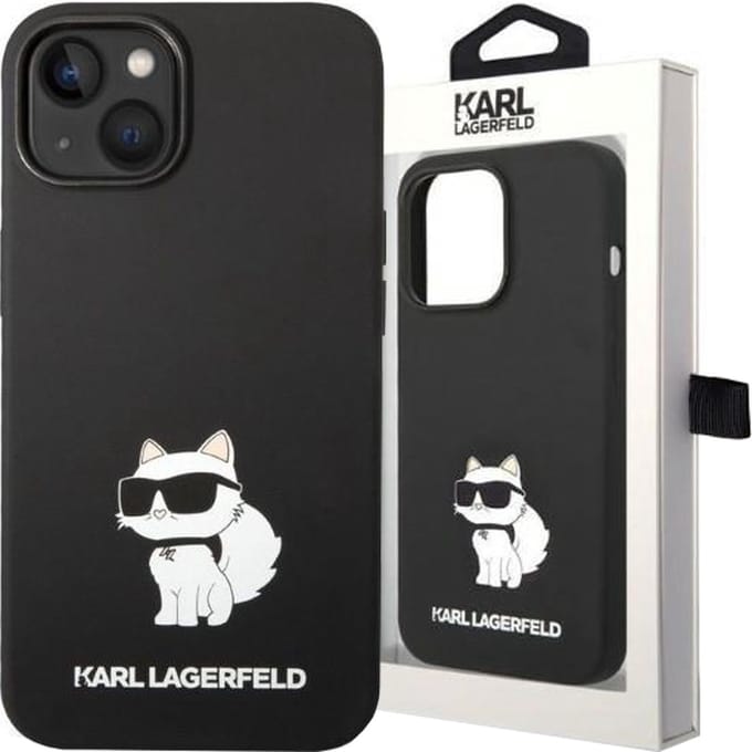 Karl Lagerfeld Silicone Choupette case for iPhone 14 Plus - black