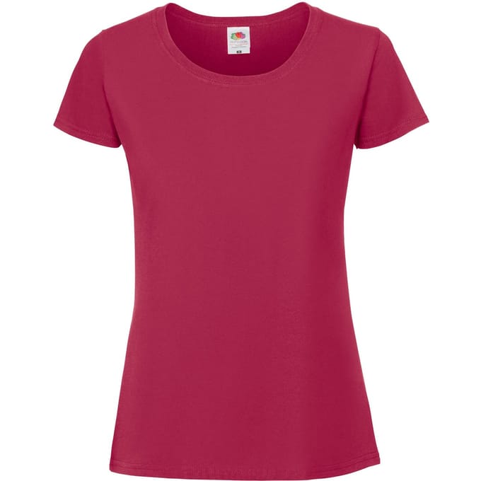 Fruit of the Loom Dames/Dames Iconic 190 T-Shirt (Veenbes)