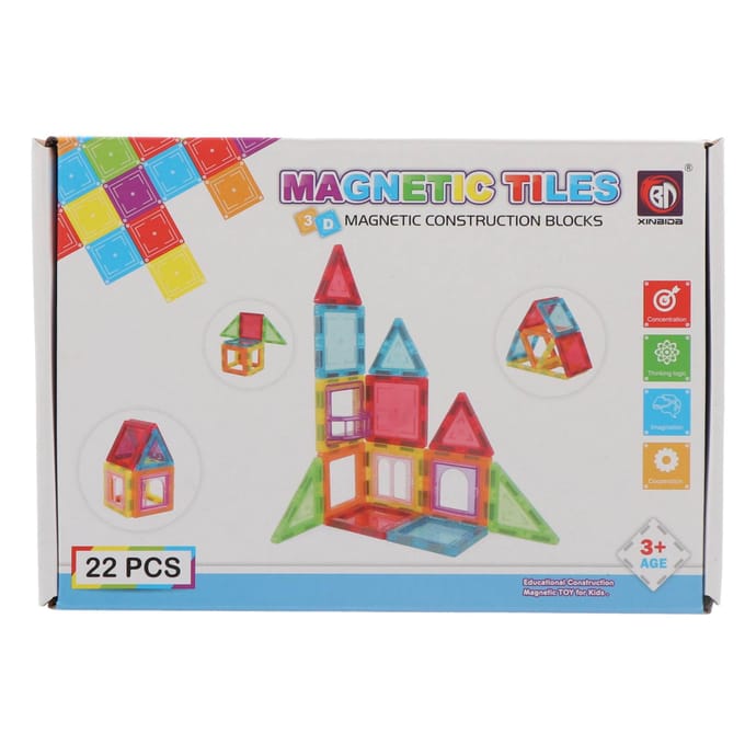 Magnetische Tegels - 22 delig - Diversen