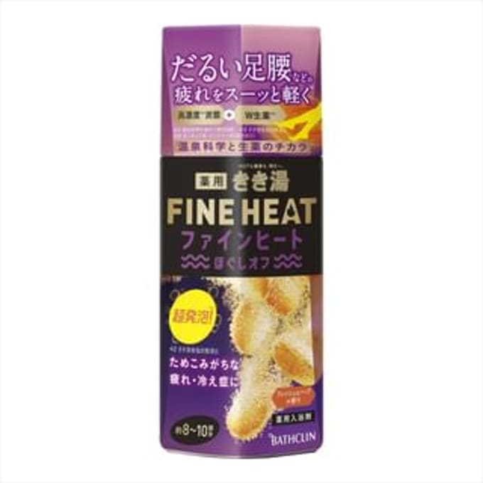 BATHCLIN - Kikuyu Fine Heat Bath Salt Relaxation Off - 400g
