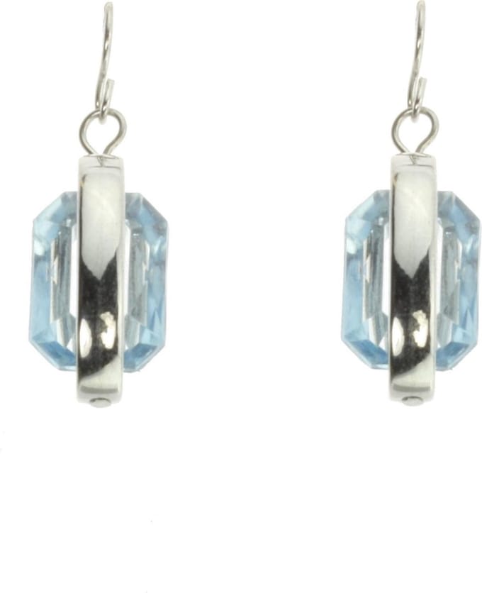 Behave - Oorhangers dames - Aqua chic - Zilverkleur - Nikkelvrij