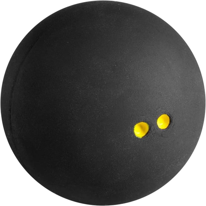 Squash Ballen - Racketbal Set - Sport Training - Hoge Elasticiteit - 4 cm - Zwart