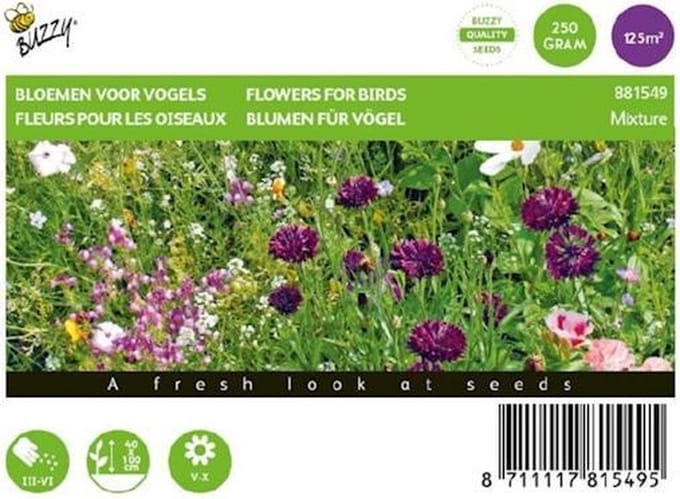 Bloemenmengsel voor vogels 250g