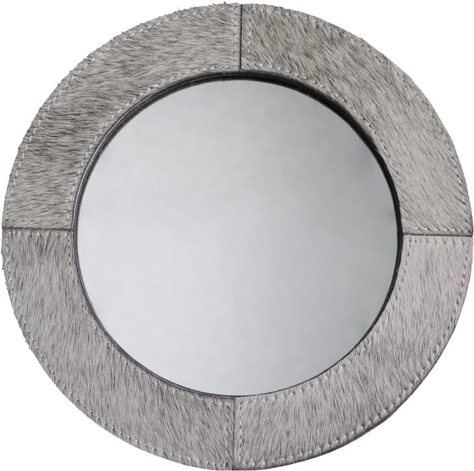 spiegel rond standaard koe grijs 25cm*