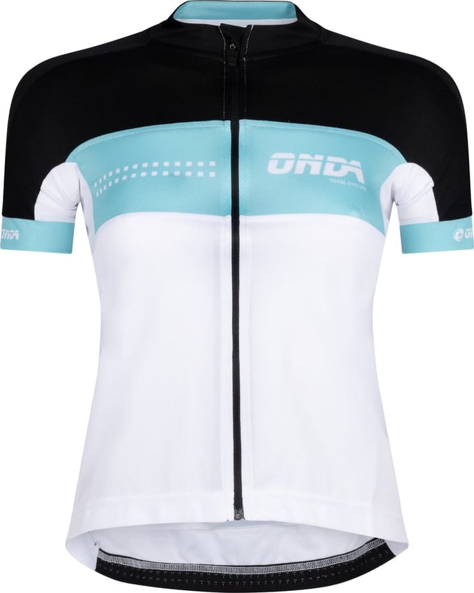 ONDA Fietsshirt korte mouw dames Wit Blauw - Pro Douro - XS