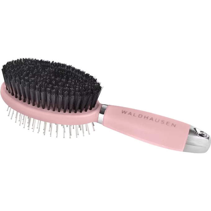 WALDHAUSEN DUBBELE BORSTEL MET GEL HANDVAT Roze