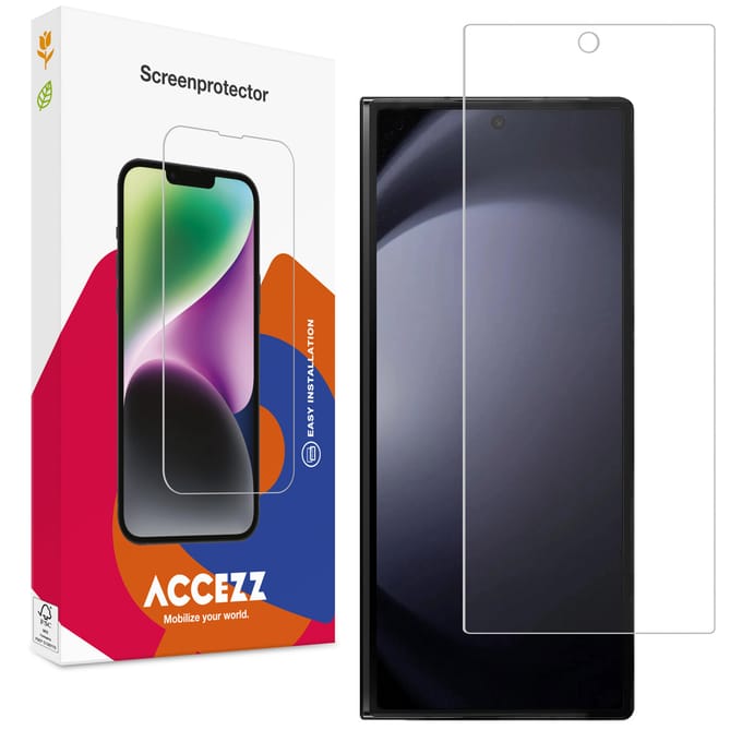Accezz Screen Protector - Geschikt voor Samsung Galaxy Z Fold 6 - Gehard Glas Screenprotector