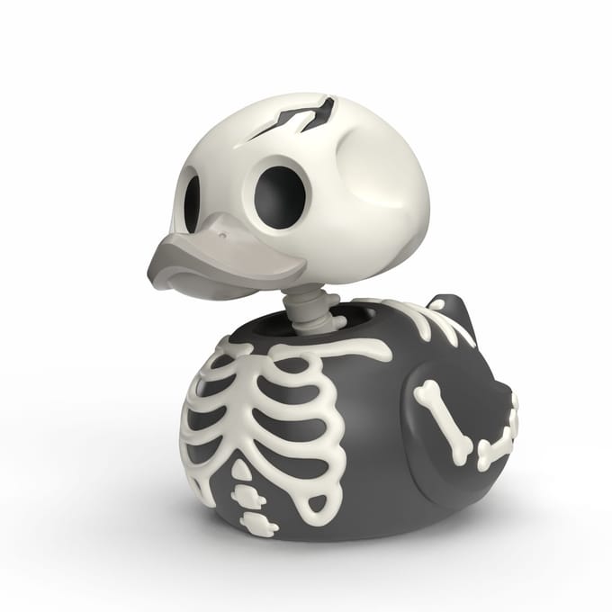 Numskull - TUBBZ Badeend - Numskull - Skelet Halloween (Eerste Editie) - 9cm