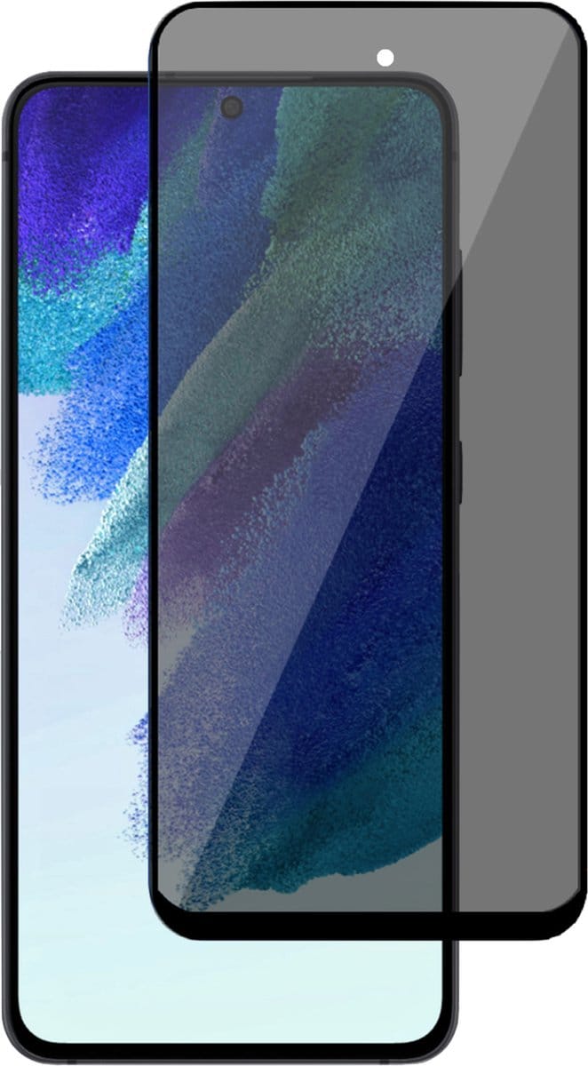 Privacy Screenprotector geschikt voor Samsung Galaxy S21 FE - Screenprotector Prive Beschermglas
