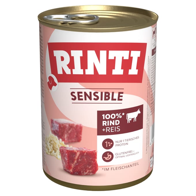 Rinti Sensible 6 x 400 g - Rund & Rijst