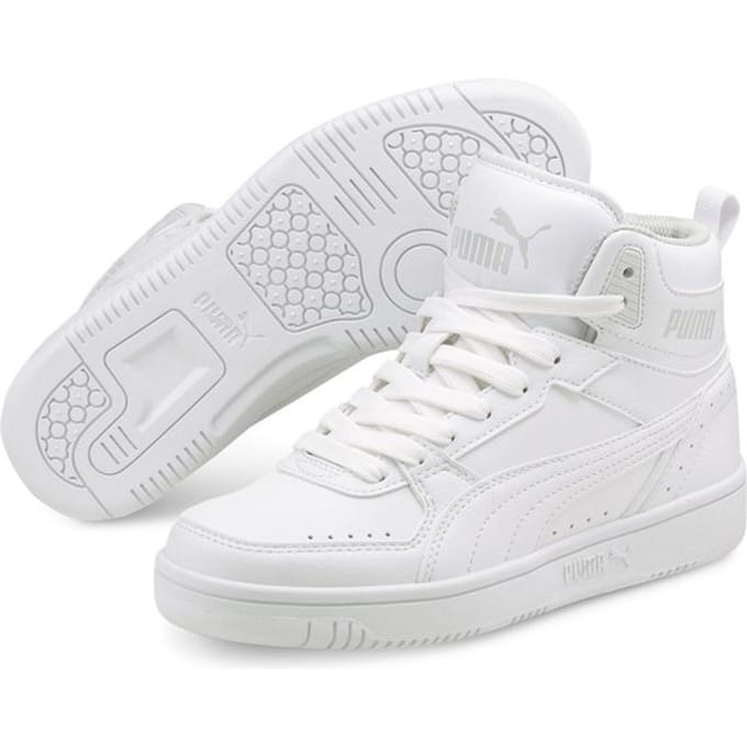 PUMA Rebound JOY Jr  Sneakers - Puma White-Puma White-Limestone - Maat 36