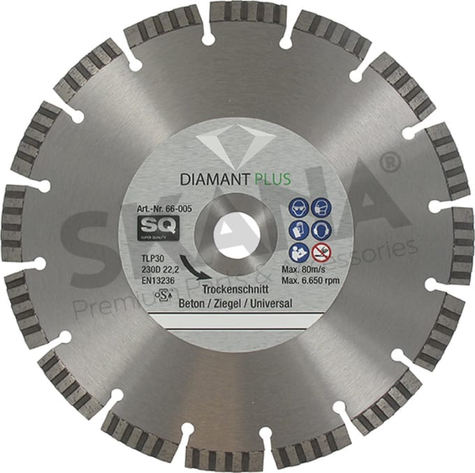 Skana Gesegmenteerde diamantdoorslijpschijf Ø230 mm