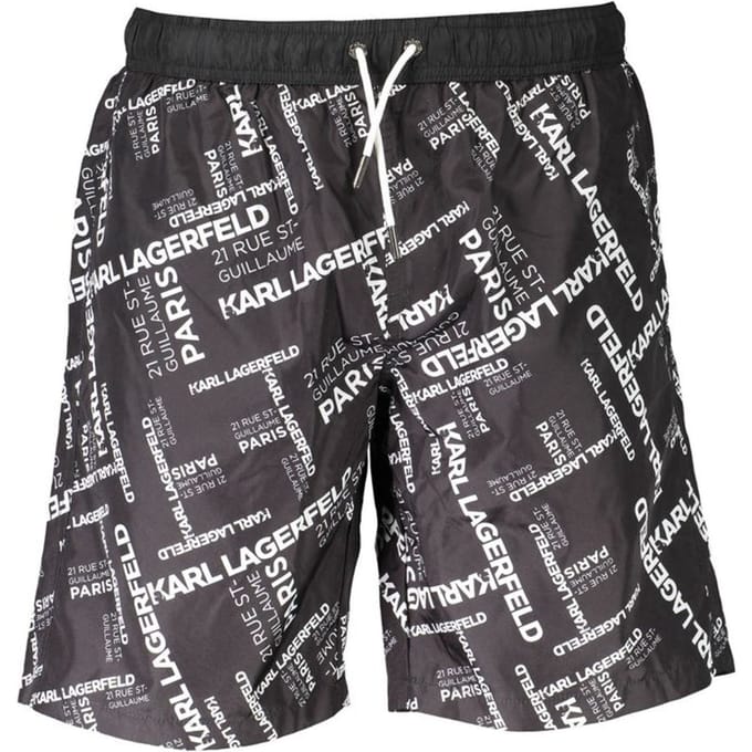 Karl Lagerfeld Nero Polyester Heren Badkleding Boxer