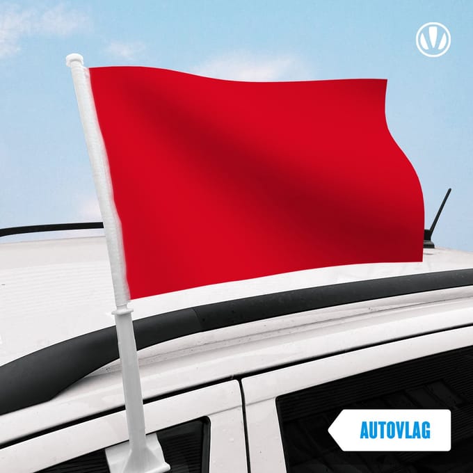 Rode autovlag - luxe