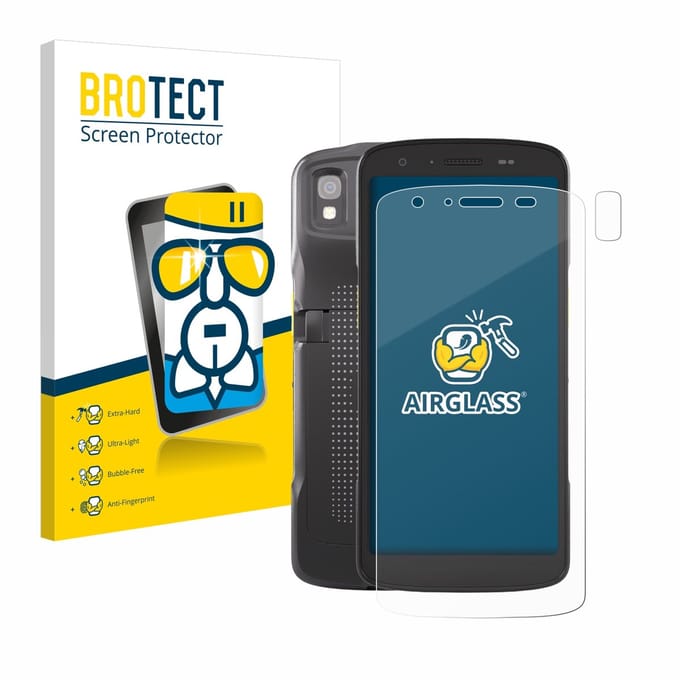 Screenprotector voor Zebra TC27 (Voor+Camera) Beschermglas transparant