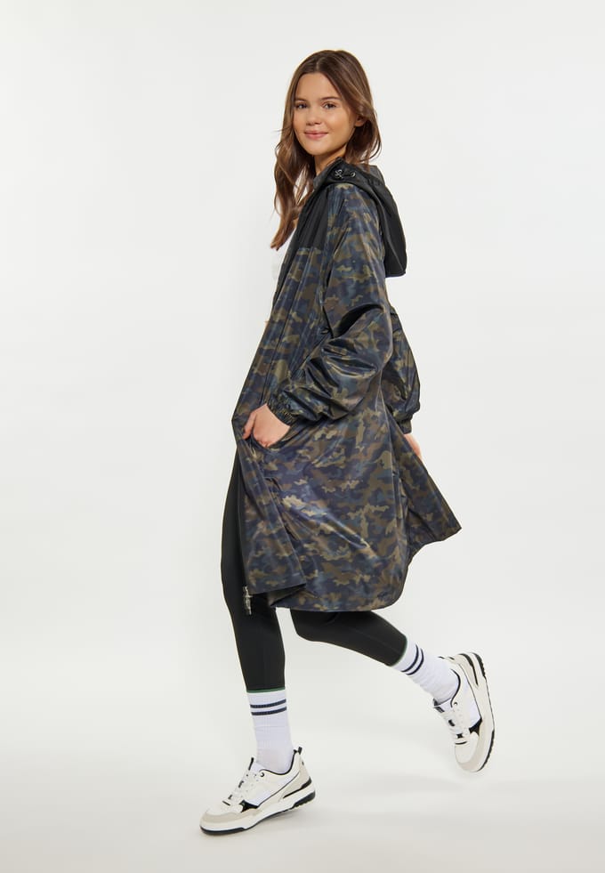 Mymo Jas Dames olijfcamouflage