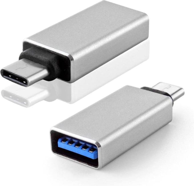 Douxe USB-C naar USB-A Adapter [3-Pack], Thunderbolt 3 naar USB 3.0 Adapter | Compatible MacBook Pro 2019/2018/2017, MacBook Air 2018, Pixel 3, Dell XPS en meer Type-C Devices