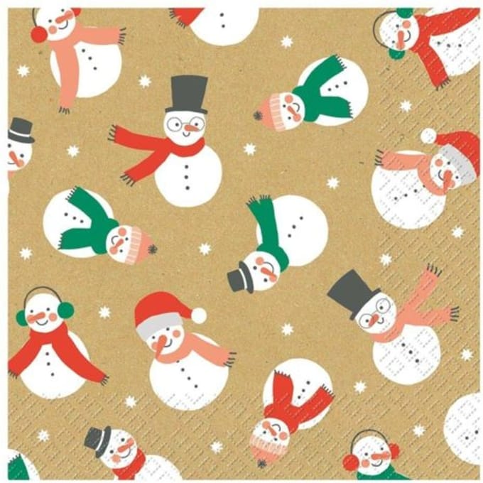 Stewo servetten kerst dalton, formaat 33 x 33 cm.