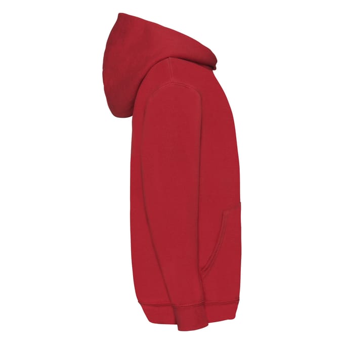 Fruit of the Loom Kinderen/Kinderen Classic Hooded Sweatshirt (Rood)