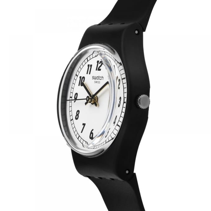 SWatch Lb184 Iets Zwart Dames S PU Horloge LB184 white