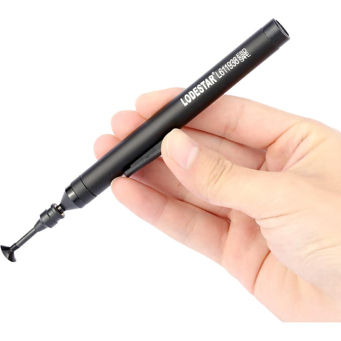6 Zuignappen & 2 Zuigpunten Vacuüm Zuigpen Soldeer Zuig Pickup Tool beige