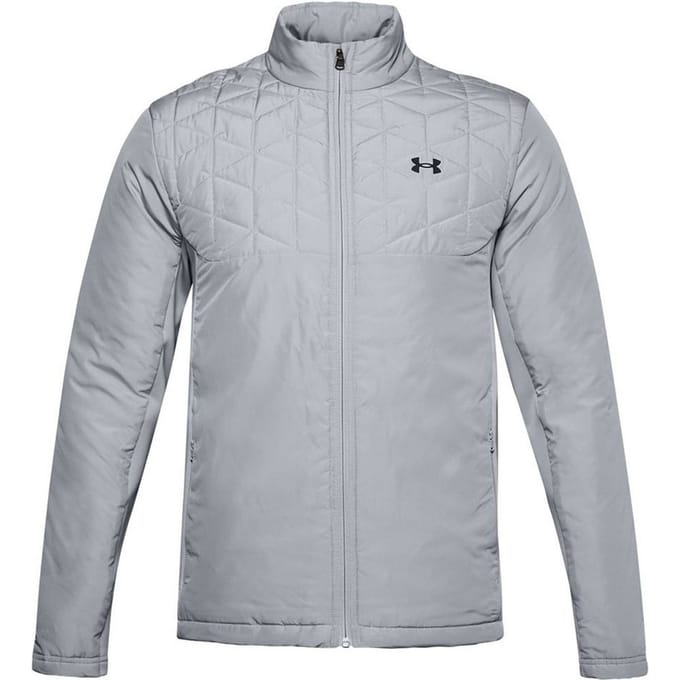 Under Armour Reactor heren Storm grijs golf hybride jack