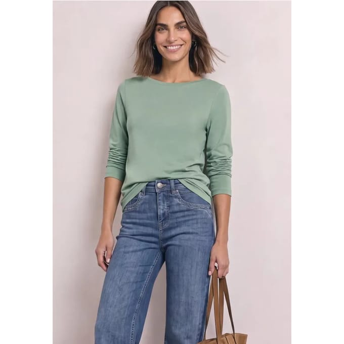 Longsleeve met boothals