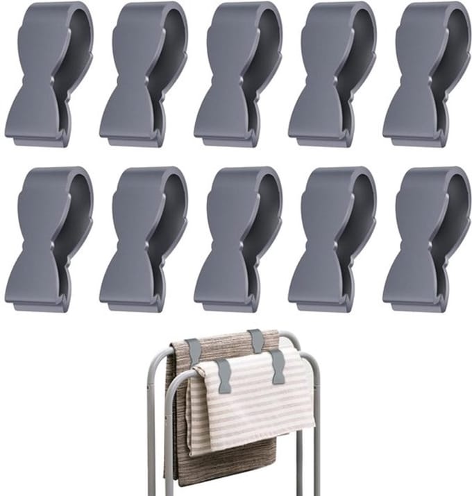 Dailygoods- Handdoekclips 4 Stuks - Keuken Accessoires - Handdoekhaakjes