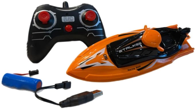 RC jetski oplaadbaar - 2.4G HZ speedboot remote control - rechargeable 4way motor jetski op afstandsbediening