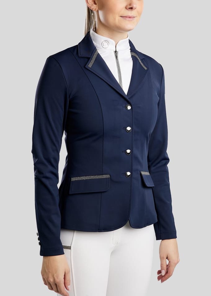 Montar MoGloria Softshell Competitiejas met Gun Metal Caviar Tape Navy - 36