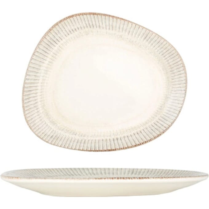 Bonna Dessertbord - Galata - Porselein - 24 cm - set van 6
