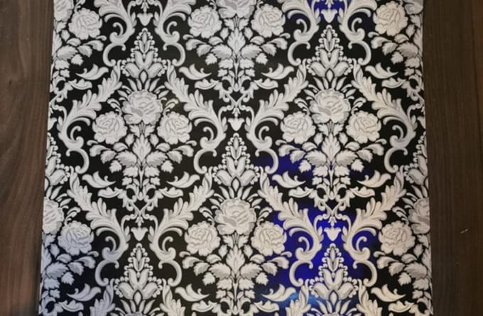 barok glitter behang zwart wit 18197-20